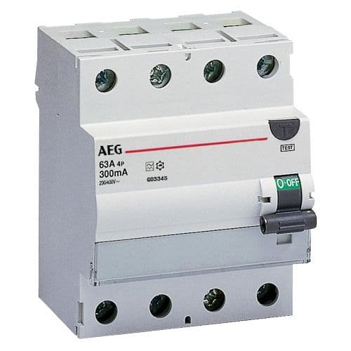 AEG - FI G 4 40/030-4F - FI-Sch. 4P Typ G -4F 40A, 30mA, 4TE für Austria