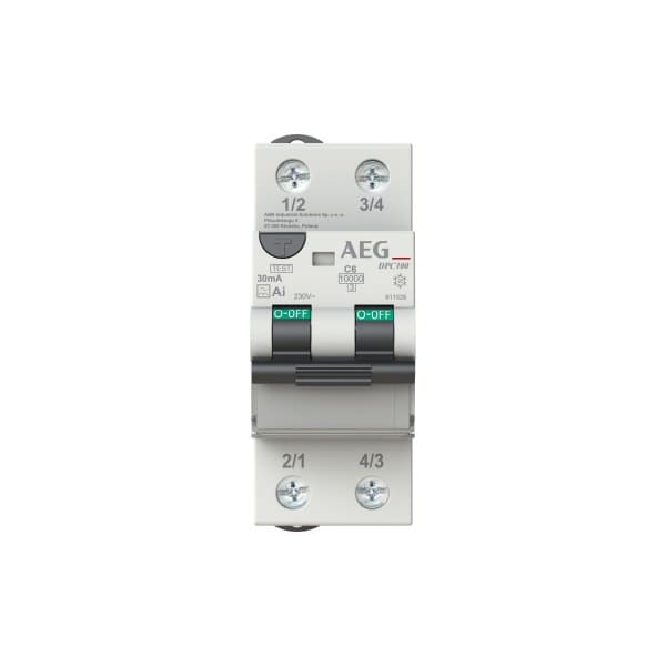 AEG - FI/LS-Schalter Unibis DPC100 - 2P - Typ AI - 30 mA - 6 A - C