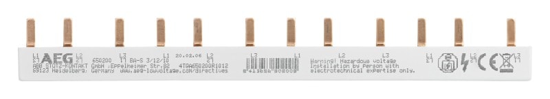 AEG - BA-S 3/12/10 - Stift PS 3P, 10mm², 12 Kontakte