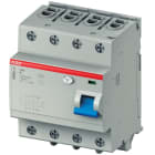 ABB - Fehlerstrom-Schutzschalter F400 - 4P - Typ A - 300 mA - 63 A
