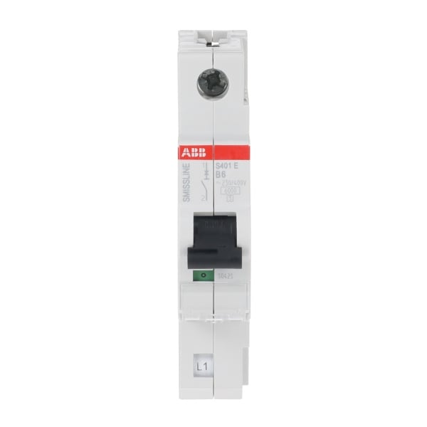 ABB - Sicherungsautomat - S400 - 1P - 6 A - B(230 V) 6 kA