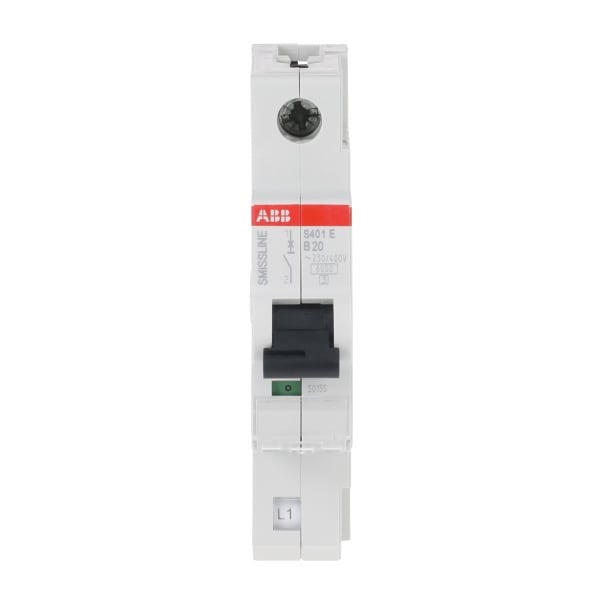 ABB - Sicherungsautomat - S400 - 1P - 20 A - B(230 V) 6 kA