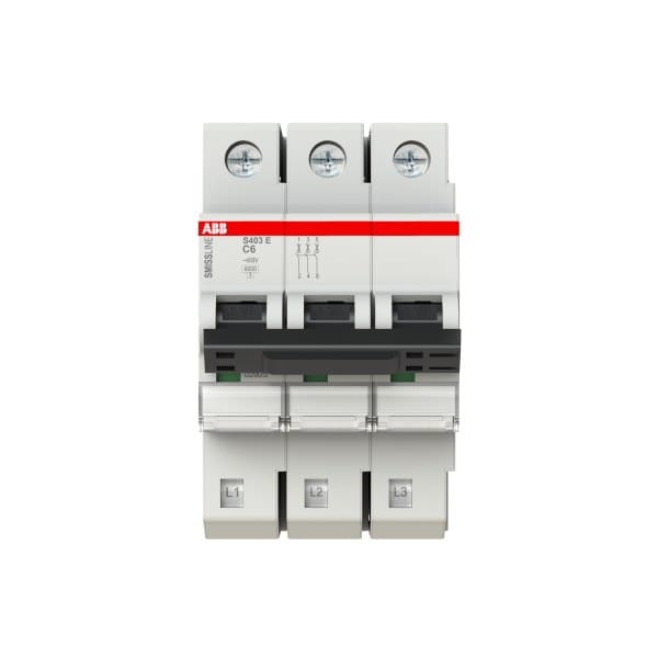 ABB - Sicherungsautomat - S400 - 3P - 6 A - C(230 V) 6 kA