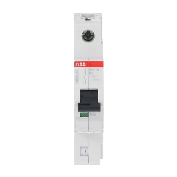 ABB - Sicherungsautomat - S400 - 1P - 6 A - K(230 V) 10 kA