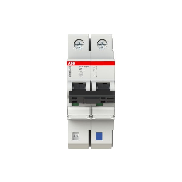 ABB - Sicherungsautomat - S400NP - 2P - 4 A - C(230 V) 10 kA