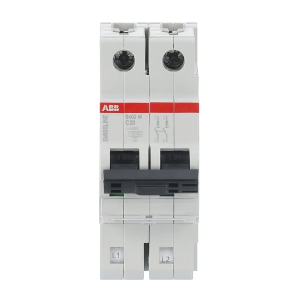 ABB - Sicherungsautomat - S400 - 2P - 20 A - C(230 V) 10 kA