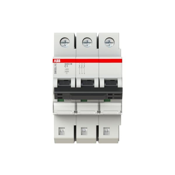 ABB - Sicherungsautomat - S400 - 3P - 1 A - C(230 V) 10 kA