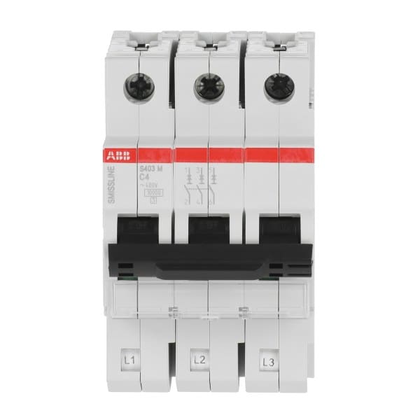 ABB - Sicherungsautomat - S400 - 3P - 4 A - C(230 V) 10 kA