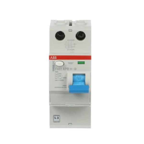 ABB - Fehlerstrom-Schutzschalter F400 - 2P - Typ A APR - 30 mA - 40 A