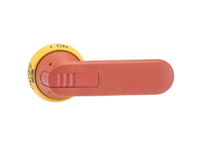 ABB - OHY125J10 Griff rot-gelb 125mm Wellen-ø 10mm