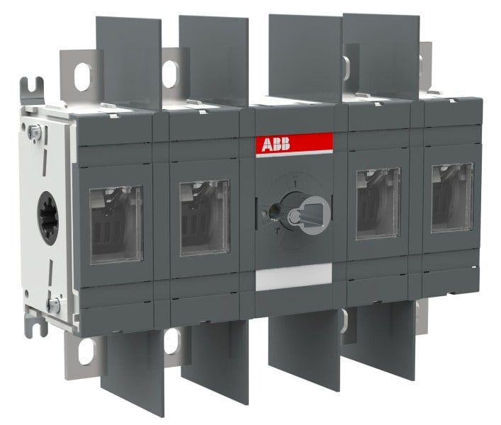 ABB - Lasttrennschalter 4-polig 400 A, ohne Griff und Welle UL/CSA