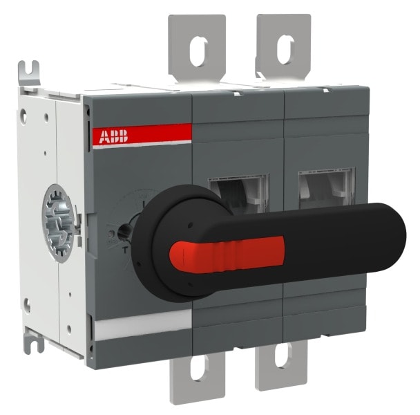 ABB - Lasttrennschalter 2-polig 800 A, mit Griff und Welle