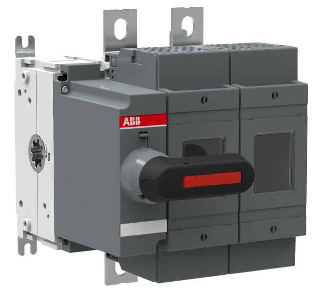 ABB - Lasttrennschalter für Sicherungen 2-polig 250 A, mit direkt montiertem Griff