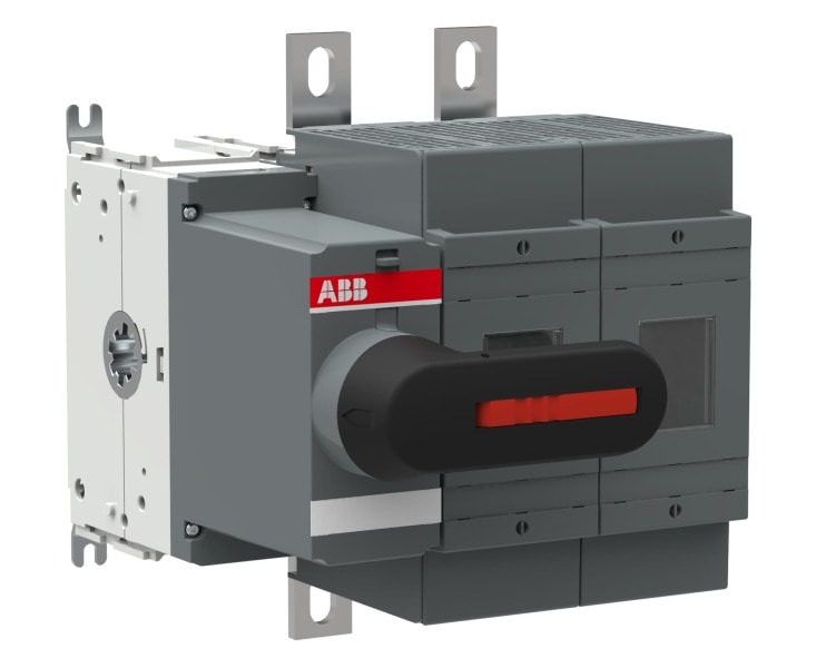 ABB - Lasttrennschalter für Sicherungen 2-polig 400 A, mit direkt montiertem Griff