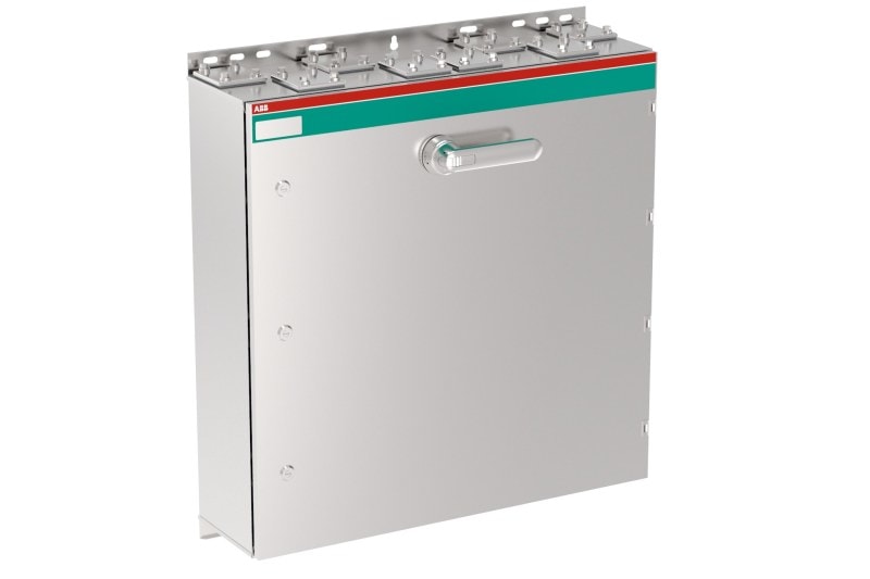 ABB - Sicherheitsschalter Edelstahlgeh. 6P 75kW 400V Edelstahlgriff IP65 unten