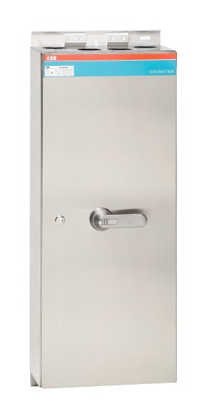 ABB - Sicherheitsschalter Edelstahlgeh. 3P 315kW 400V Edelstahlgriff IP65 oben/unten