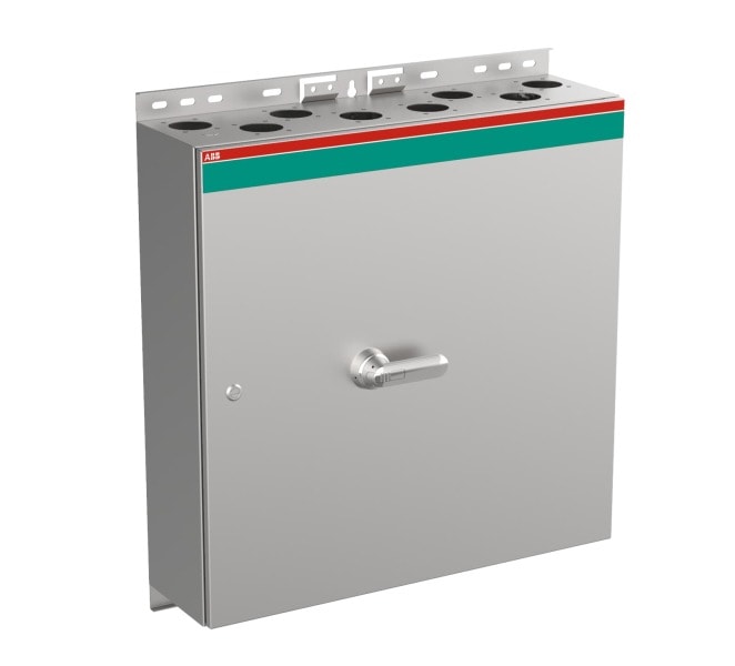 ABB - Sicherheitsschalter Edelstahlgeh. 6P 315kW 400V Edelstahlgriff IP65 unten