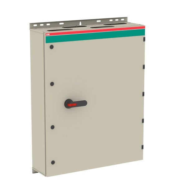 ABB - Sicherheitsschalter Stahlblechgeh. 3P 710kW 400V Griff schwarz IP65 oben/unten