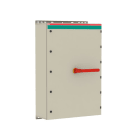 ABB - EMV-Sicherheitsschalter Stahlblechgeh. 3P 710kW 400V Grif rot-gelb IP65 oben/unt