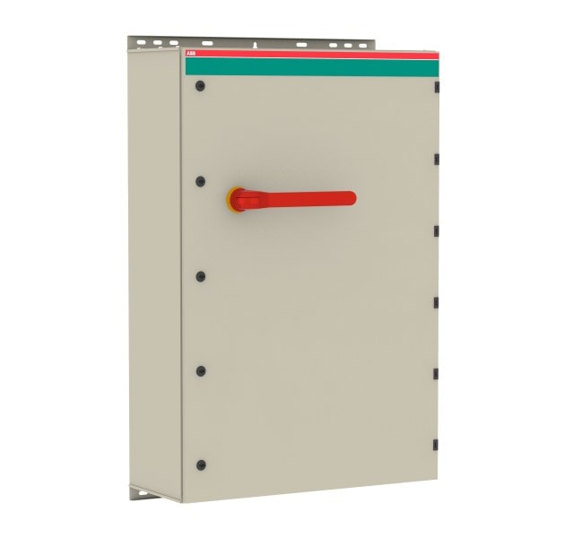 ABB - Sicherheitsschalter Stahlblechgeh. 3P 710kW 400V Griff rot-gelb IP65 oben/unten