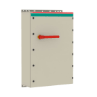 ABB - Sicherheitsschalter Stahlblechgeh. 3P 710kW 400V Griff rot-gelb IP65 oben/unten