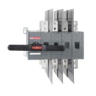 ABB - Lastumschalter 4-polig 800 A, mit Griff und Welle offene Umschaltung I-0-II