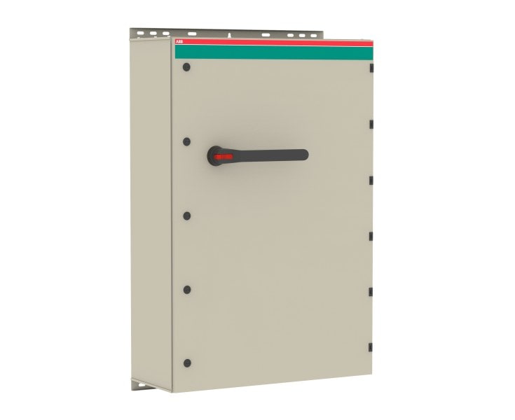 ABB - Sicherheitsschalter 4-polig, 1000 A, IP65, Stahlblechgehäuse Griff schwarz