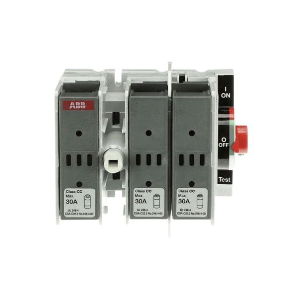 ABB - Sicherungslasttrennschalter 3P 30A ohne Griff UL/CSA seitliche Betätigung