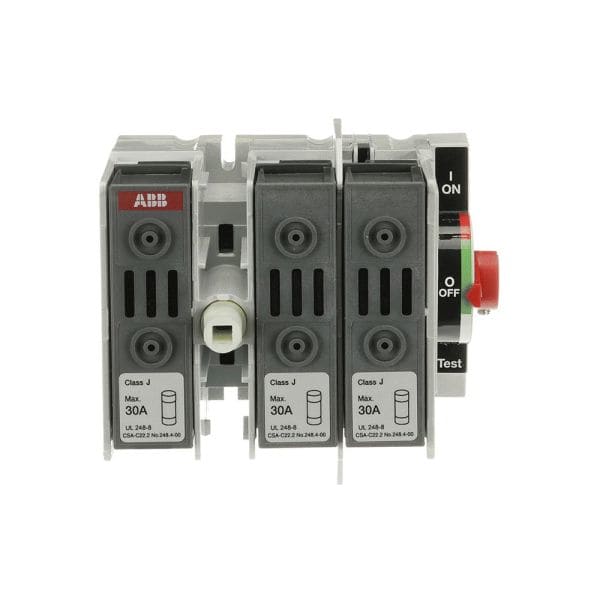 ABB - Sicherungslasttrennschalter 3P 30A ohne Griff UL/CSA seitliche Betätigung
