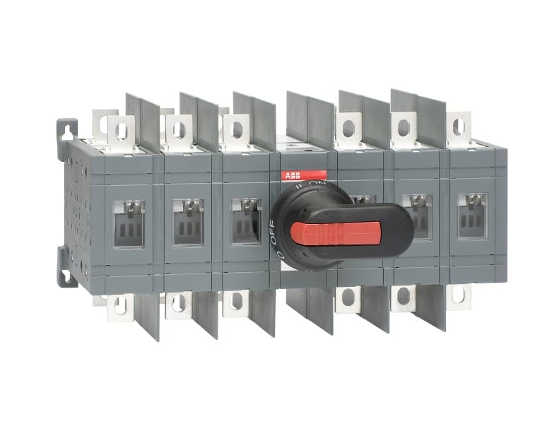 ABB - OT250E33WCP Lastumschalter 6-polig 250A m. Griff u. Welle/offene