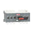 ABB - Lastumschalter 6-polig 400 A, mit Griff und Welle offene Umschaltung I-0-II