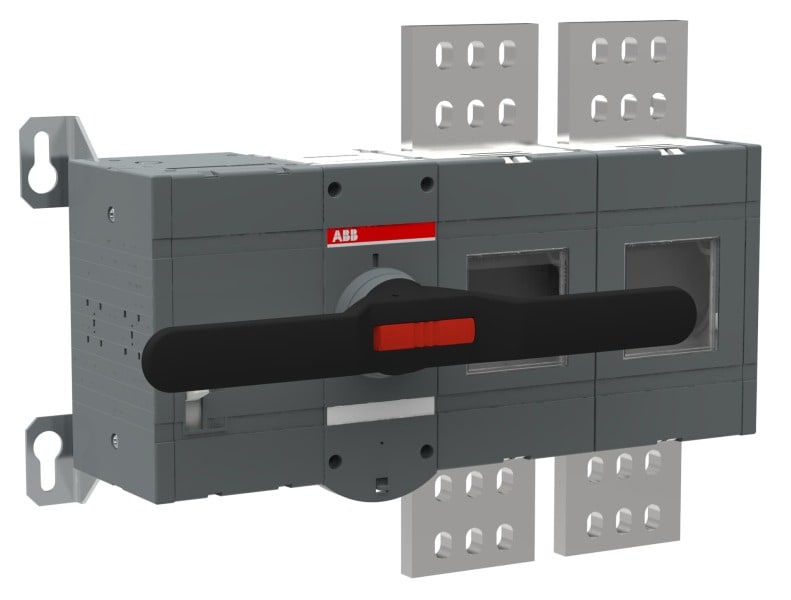 ABB - OTM2500E2M230V Lasttrennschalter m. Mot. 2-polig 2500A m. Griff für manuel. Betr