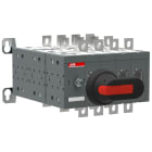 ABB - Bypass-Schalter 4-polig 200 A, mit Griff und Welle offene Umschaltung I-0-II