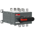 ABB - Bypass-Schalter 3-polig 315 A, mit Griff und Welle offene Umschaltung I-0-II