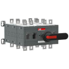 ABB - Bypass-Schalter 4-polig 400 A, mit Griff und Welle offene Umschaltung I-0-II