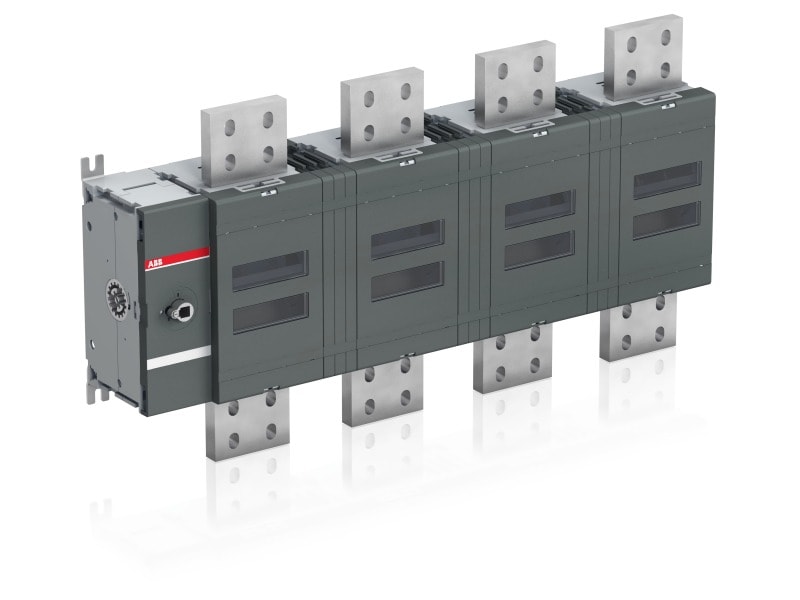 ABB - Lasttrennschalter 4-polig 4000 A, ohne Griff und Welle mit großem Phasenabstand