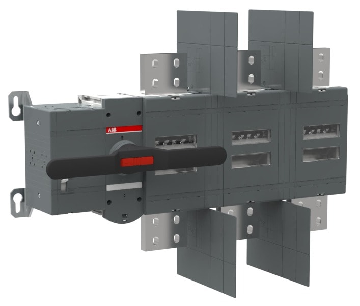 ABB - Lasttrennsch. mit Motor 3-polig 4000 A m. Griff für manuel. Betr Ue 220-240 V AC