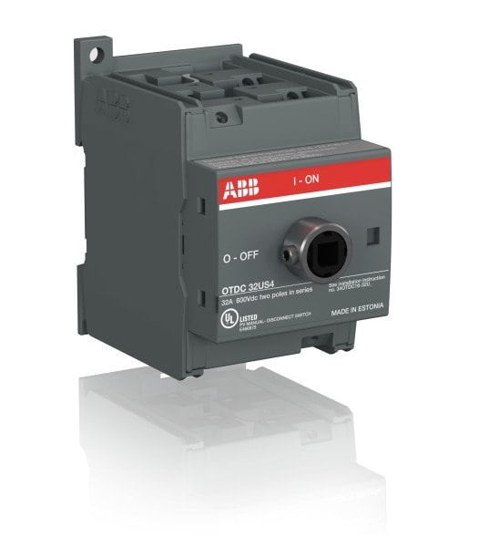 ABB - OTDC25US4 DC-Lasttrennschalter 4-polig 25A o. Griff UL