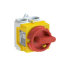 ABB - ONE20M2Y Schalter im Gehäuse 2-polig 20A m. rotem Griff gelbes Kunstoffgeh. IP67