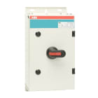 ABB - EMV-Sicherheitsschalter Stahlblechgeh. 3P 55kW 400V Griff schwarz IP65 oben/unt