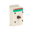 ABB - Sicherheitsschalter Stahlblechgeh. 3P 55kW 400V Griff schwarz IP65 oben/unten