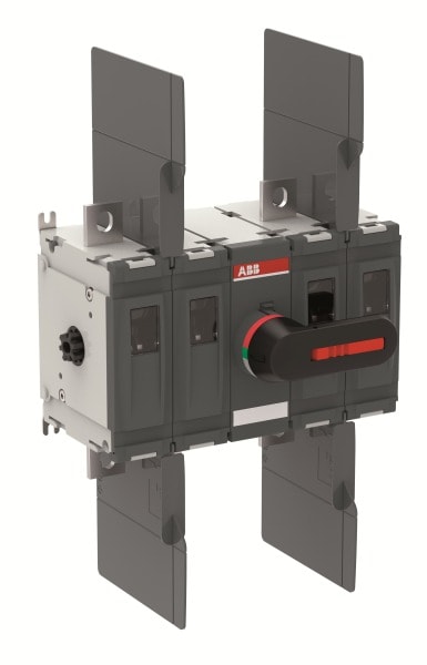 ABB - OTDC315FV22K DC-Lasttrennschalter 4P 315A m direkt mont Griff 1500V DC Zweikreis
