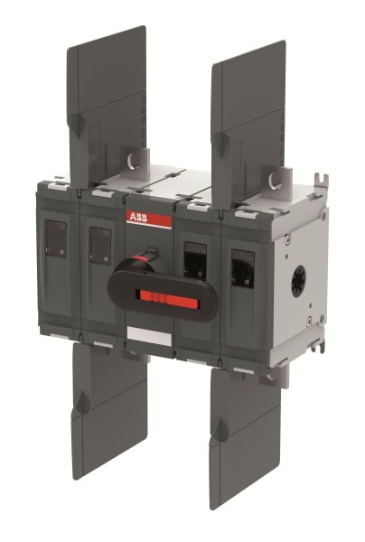 ABB - OTDC500F22K DC-Lasttrennschalter 4P 500A m direkt mont. Griff 1000V DC Zweikreis