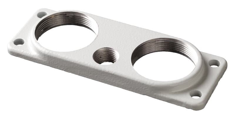ABB - BFLR13116240 Metall B-Flansch 2xM40+1xM16