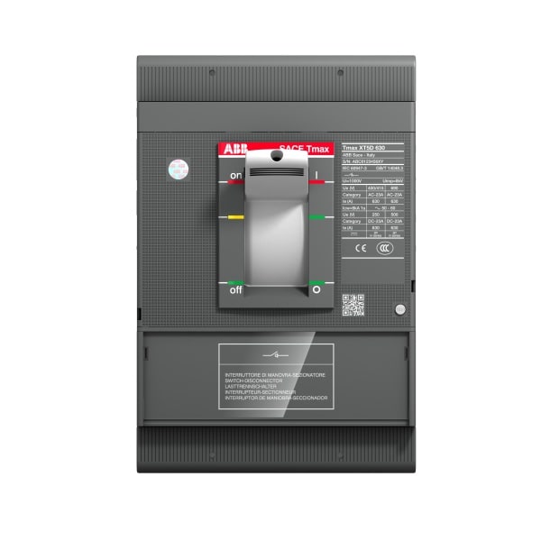 ABB - XT5D 400 3p F F Kompaktlasttrennschalter XT5 400 Ie 400A AC22A 400A AC23A440V 3P