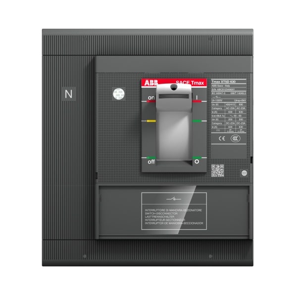 ABB - XT5D 630 4p F F Kompaktlasttrennschalter XT5 630 Ie 630A AC22A 630A AC23A440V 4P