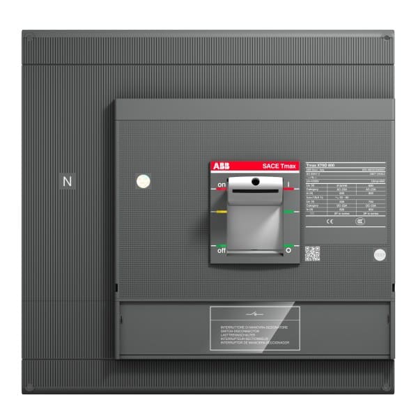 ABB - XT6D 1000 4p F F Kompaktlasttrennschalter XT6D Ie 1000A AC22A 800A AC23A440V 4P