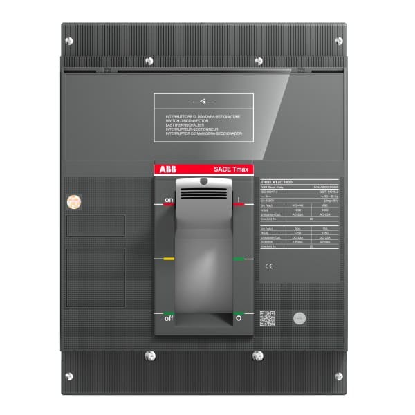ABB - XT7D 1250 3p F F Kompaktlasttrennschalter XT7D Ie 1250A AC22A 1250A AC23A440V 3P