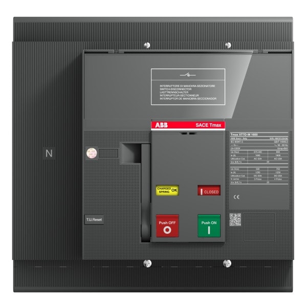 ABB - XT7D M 1600 4p F F Kompaktlasttrennschalter