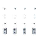 ABB - KIT FC CuAl 2x120...240mm2 XT6 4pcs 2x120-240mm²